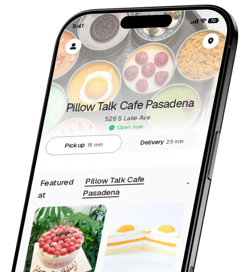 Pillow Talk Cafe Pasadena app preview