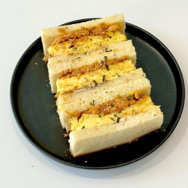 Tamago Pork Floss (Japanese Egg Sandwich).